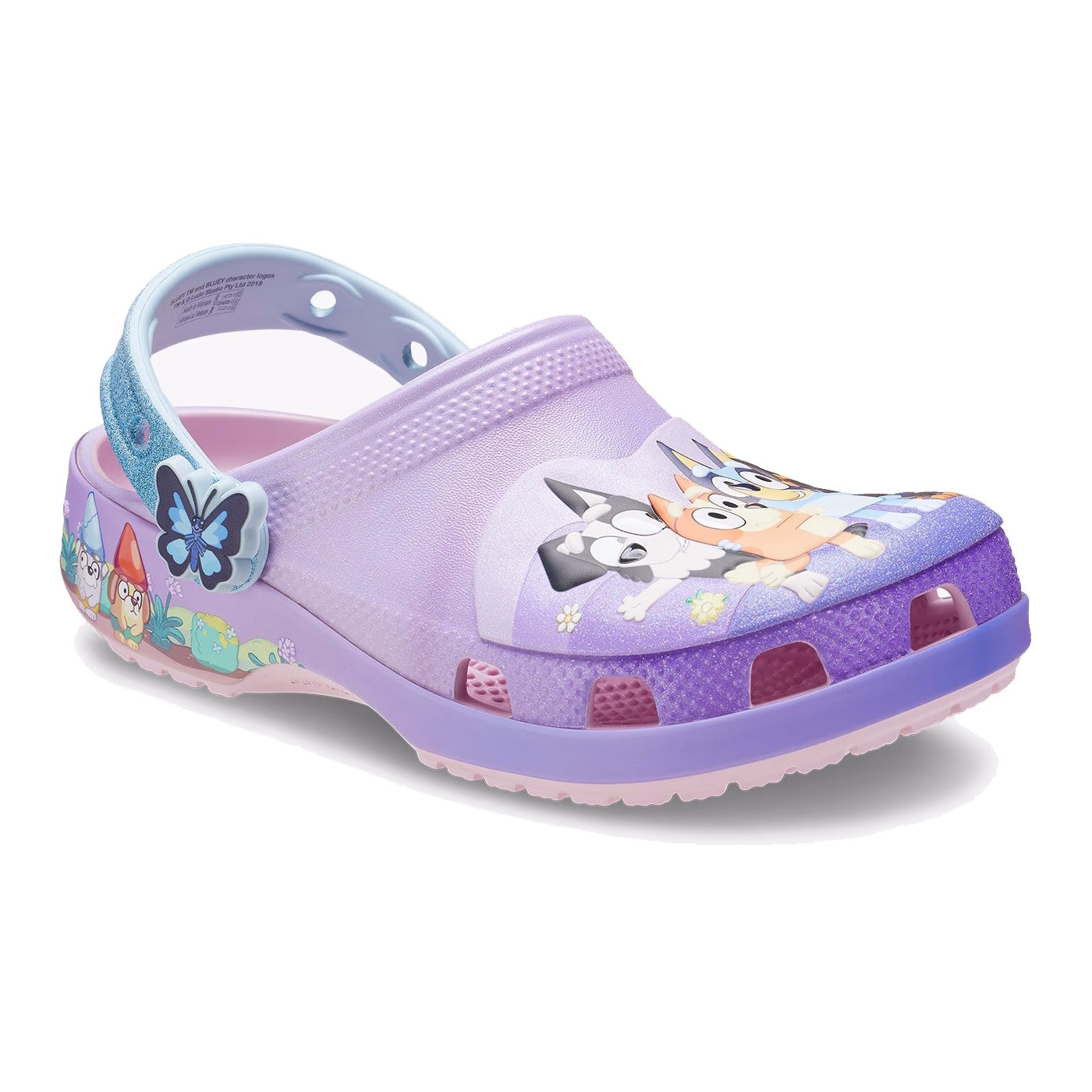 Saboti Crocs Toddler Bluey Multi Pink Classic Clog Multicolor - Multi - imagine 3